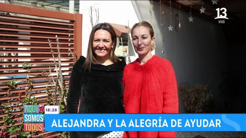 Alejandra y Patricia en Aquí Somos Todos