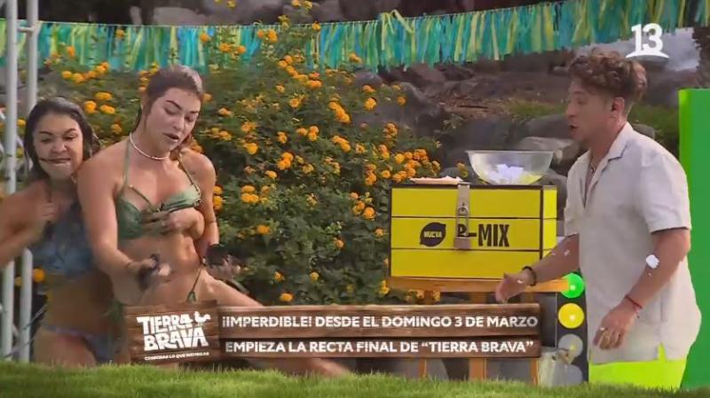 Chama lanza a Gabrieli al agua en Tierra Brava