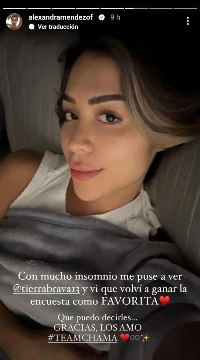 Chama celebra su triunfo ante Pamela Díaz - Instagram