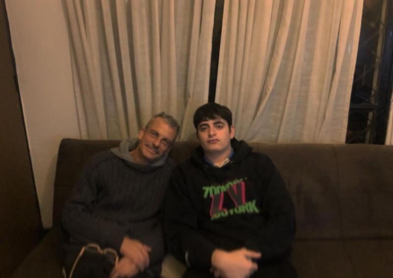 Pablo Schwatrz junto a su hijo Emilio | Instagram