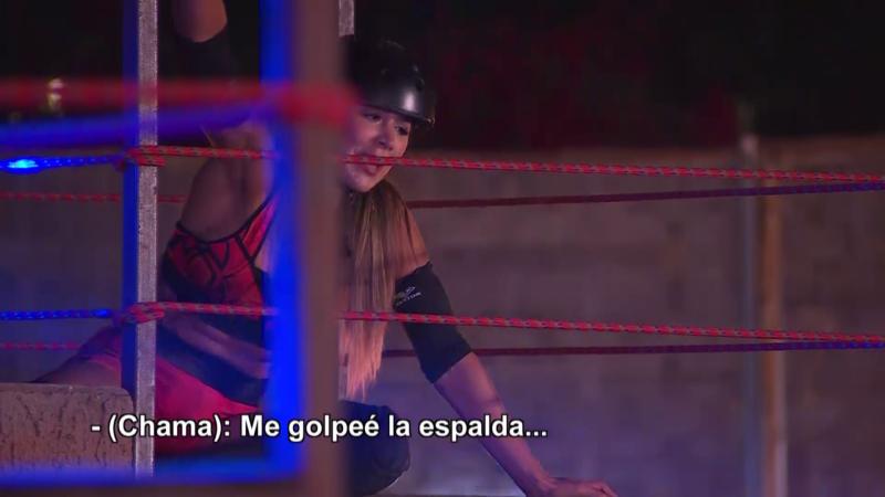 Chama se lesionó en Tierra Brava golpeándose la espalda