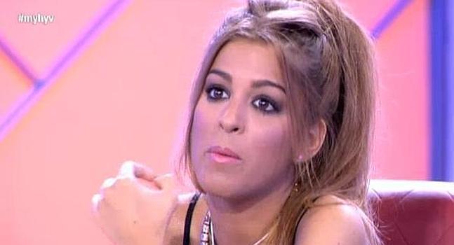 Oriana Marzoli en sus inicios en la TV