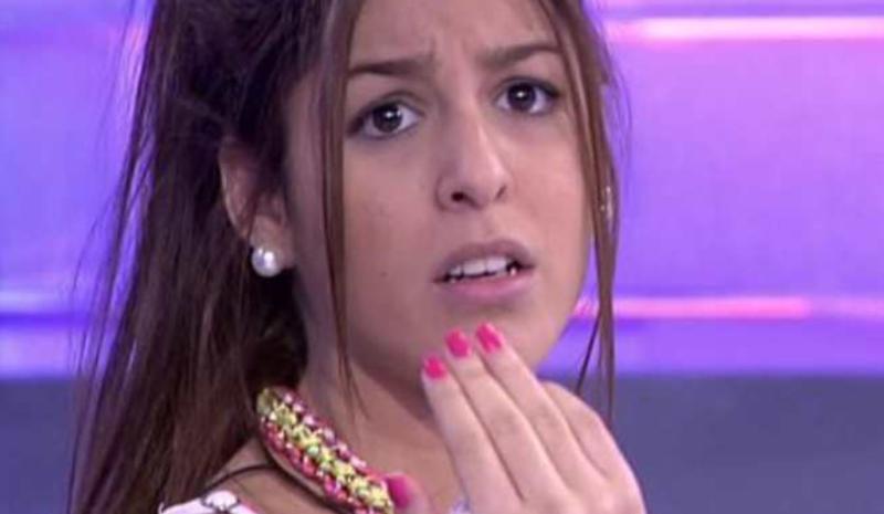 Oriana Marzoli en sus inicios en la TV