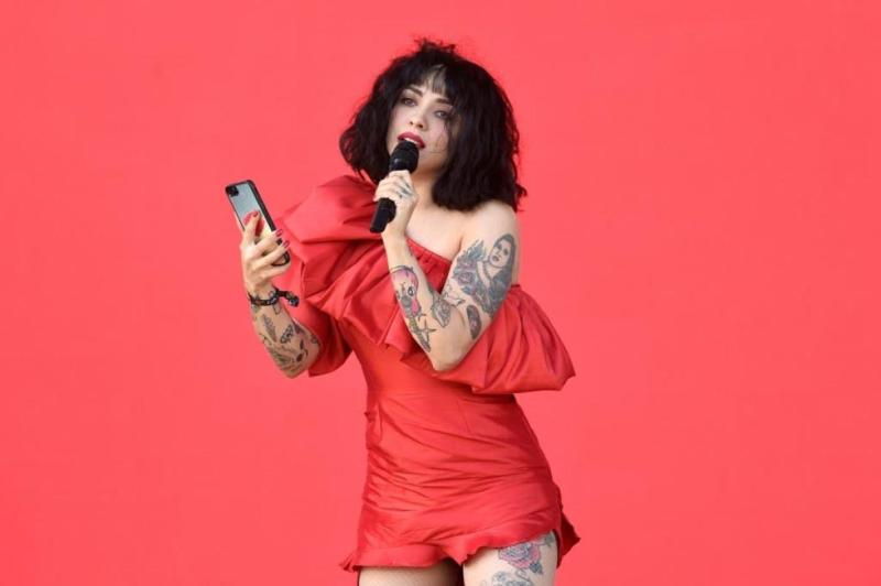 Mon Laferte en Festival Coachella - AFP.