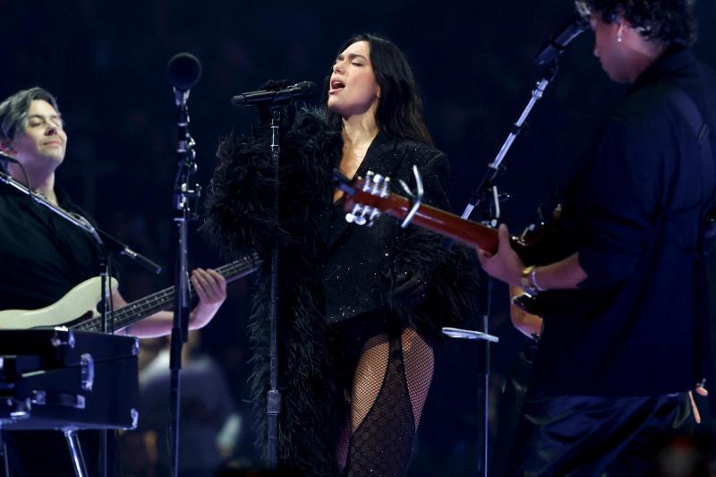 Dua Lipa en concierto - AFP.