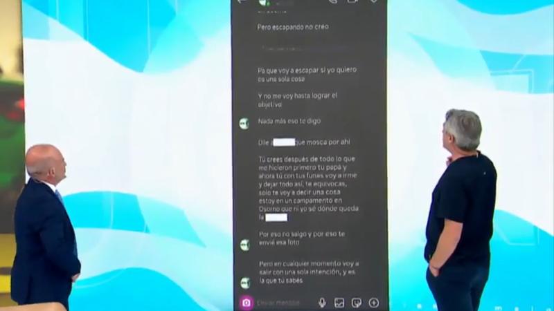 La impactante amenaza de acosador colombiano contra influencer chilena de 16 años