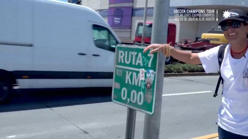 Claudio Iturra en "La ruta de la Patagonia". Créditos: Canal 13
