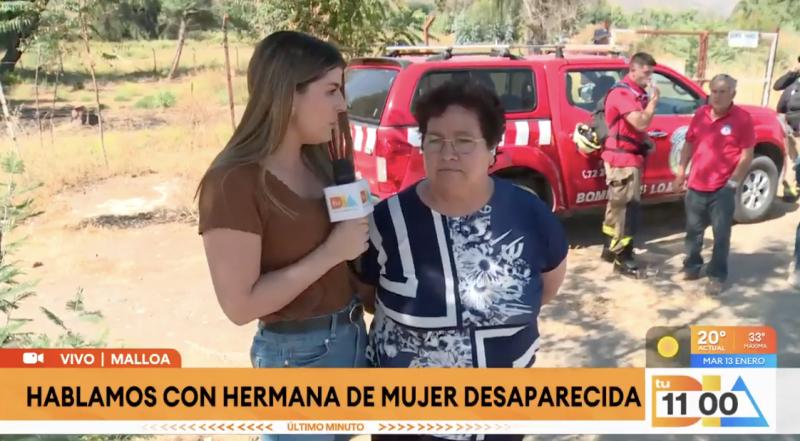 Hermana de mujer desaparecida en Malloa revala brutal amenaza que recibió previamente.
