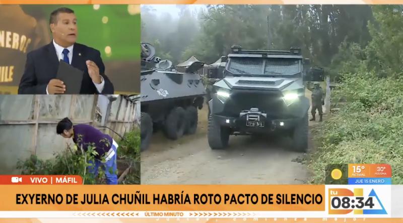 Exyerno de Julia Chuñil habría entregado importante información.