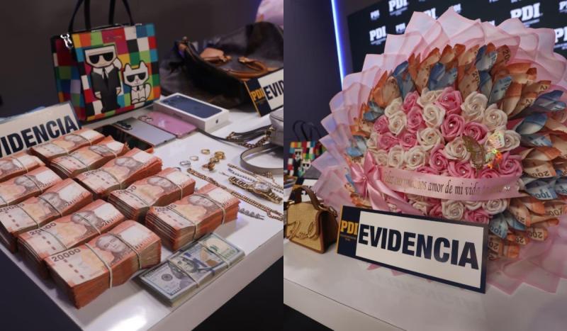 Evidencia tras desarticulación de banda que estafó a Amparo Noguera | PDIm