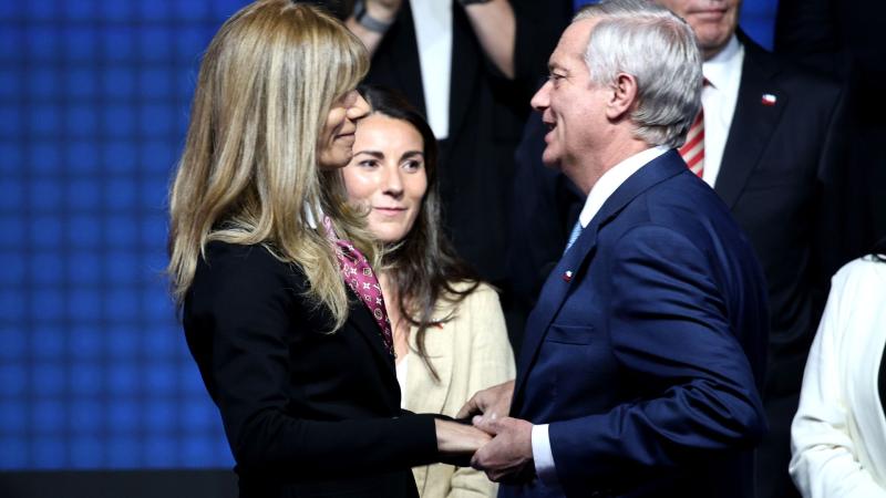 Ximena Rincón y José Antonio Kast - Créditos: ATON