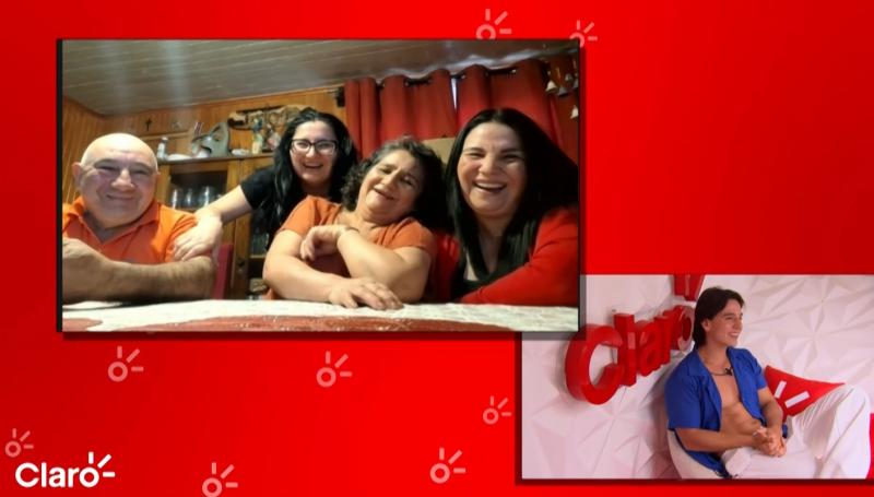Alan Didier habló con su familia en Mundos Opuestos