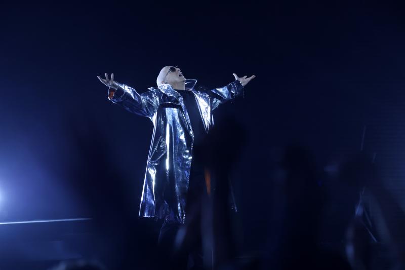 Pet Shop Boys durante su presentación en Viña 2026. Créditos: ATON