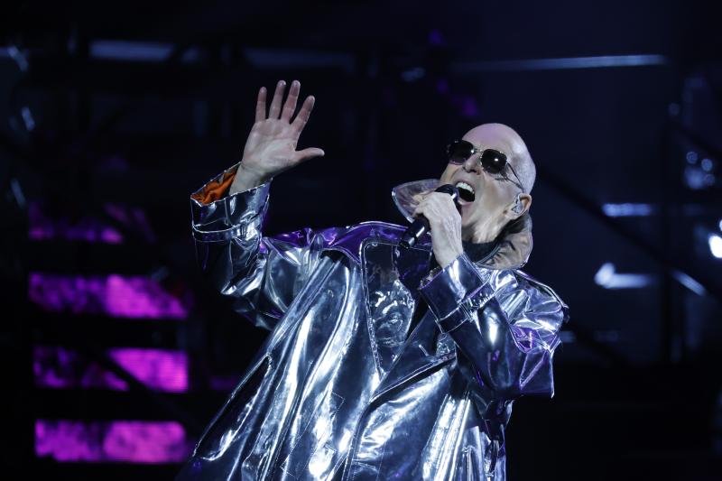 Pet Shop Boys durante su presentación en Viña 2026. Créditos: ATON