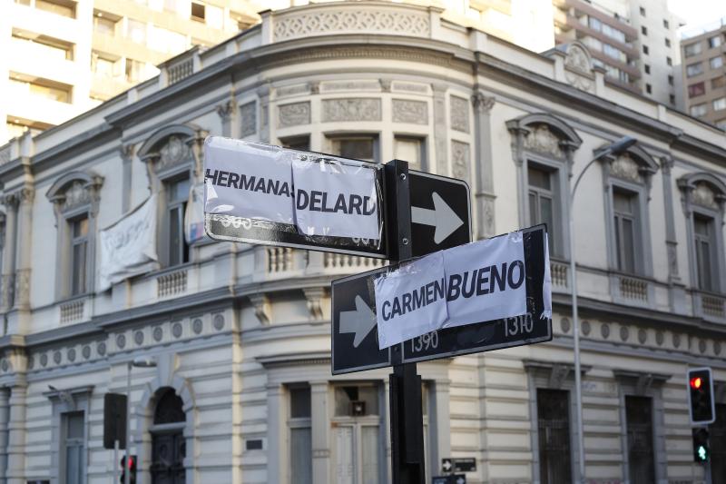 8M en Chile. Día de la Mujer. Créditos: Agencia UNO.