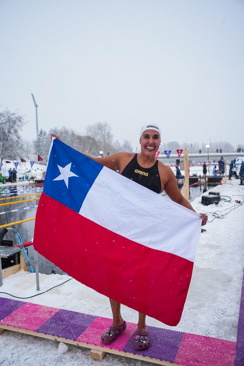 Bárbara Hernández en Mundial de Finlandia. Créditos: Bárbara Hernández.