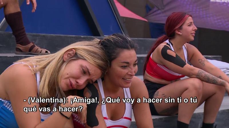 Valentina Concha terminó frustrada por tener que enfrentarse contra Evelyn Ortiz en el duelo de eliminación.
