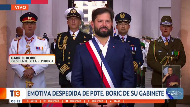 Emotiva despedida del presidente Gabriel Boric | Tu Día