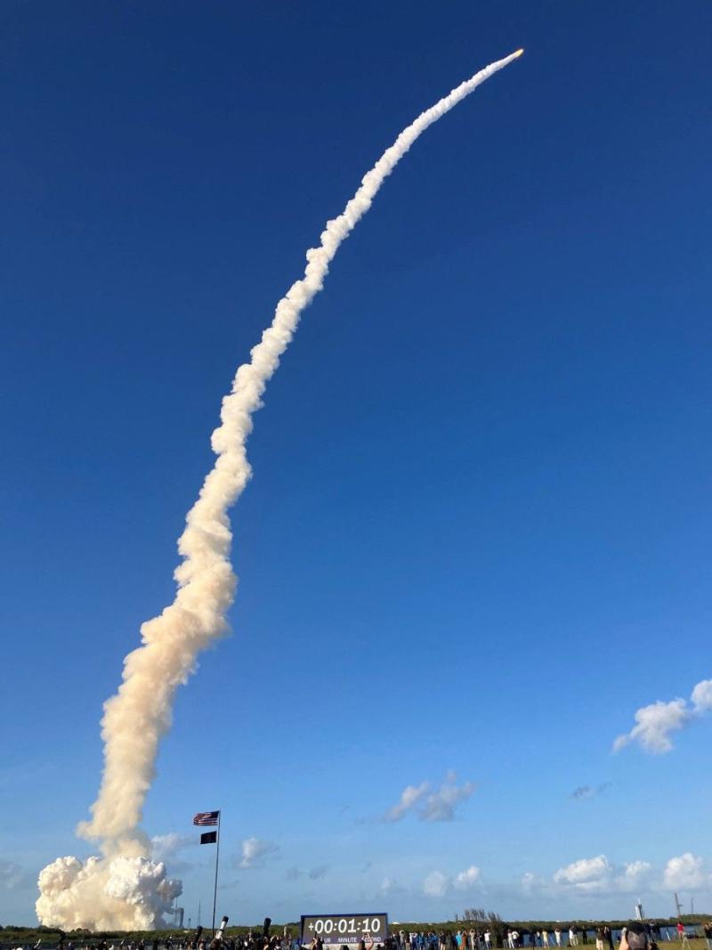 Despegue de la misión Artemis II. Créditos: AFP.