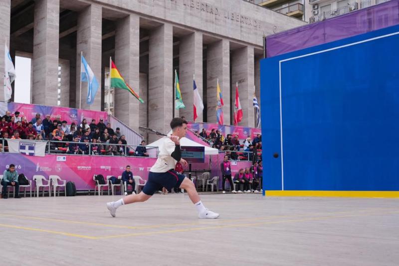 Renato Bolelli compitiendo en los Suramericanos 2026