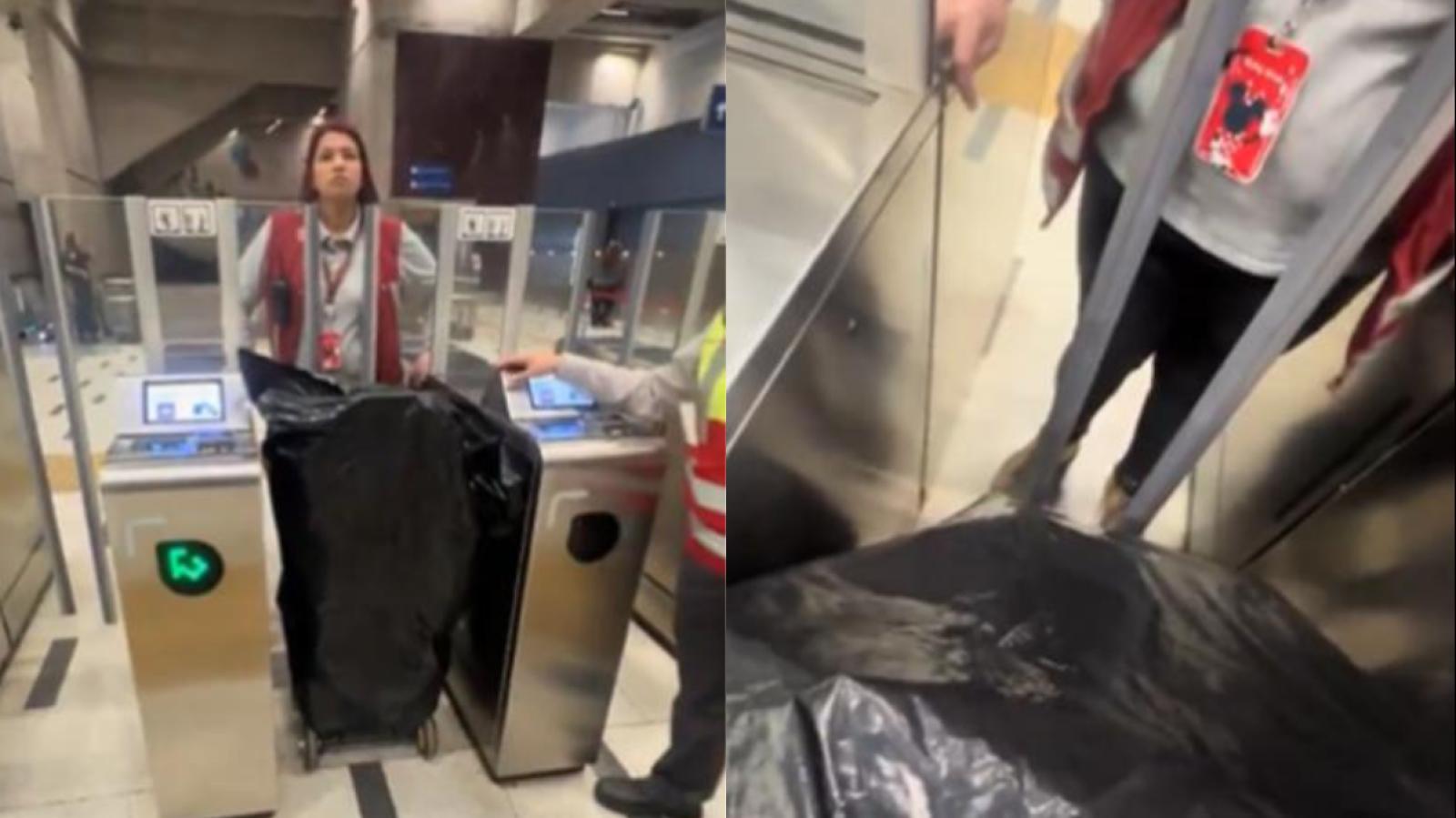Funcionaria del Metro
