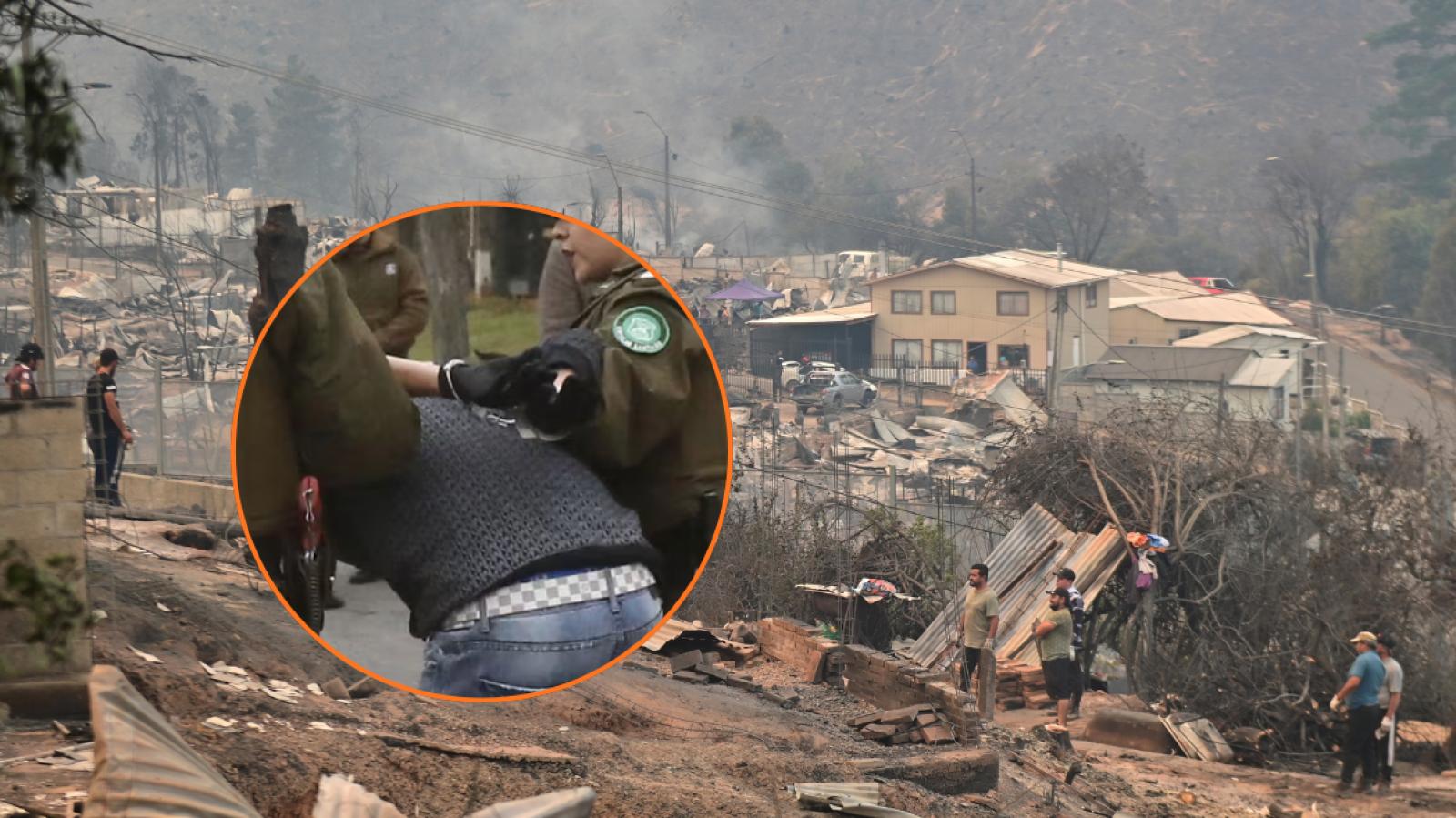 Incendios forestales en Perquenco