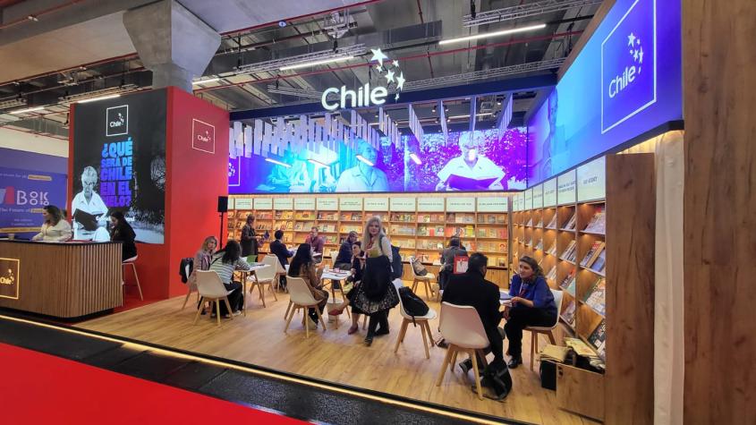 Chile en la Feria del Libro de Frankfurt 2025. Créditos: ProChile