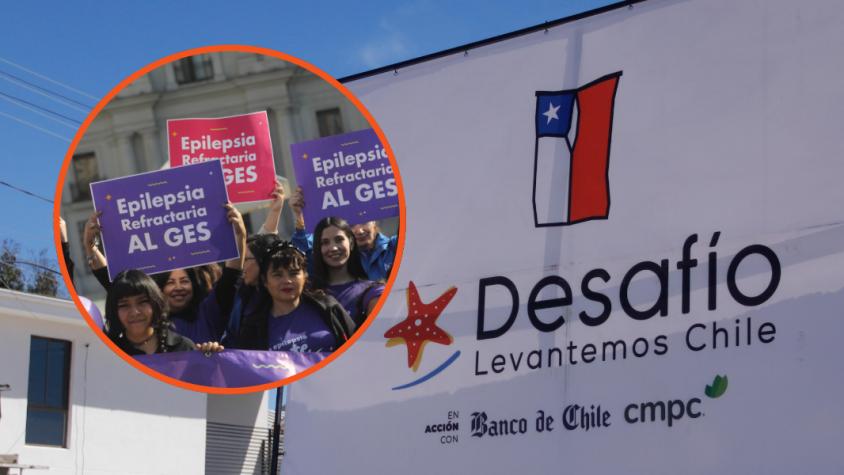 Desafío Levantemos Chile y  epilepsia refractaria al GES. Créditos: Agencia UNO