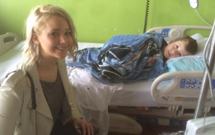 Jennifer Lawrence impacta con millonaria donación a hospital