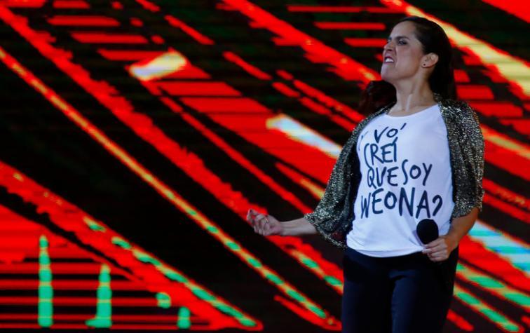 Natalia Valdebenito triunfa en Viña 2016 con deslenguada rutina