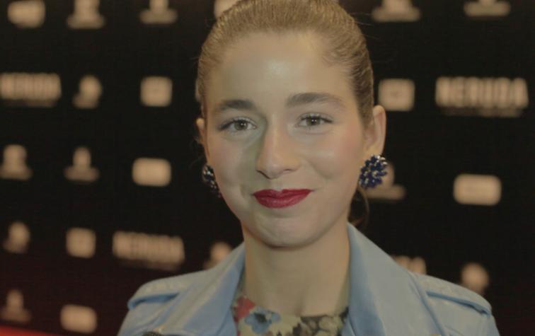 El look dulce-rockero de Mariana Di Girolamo en avant premier de “Neruda”