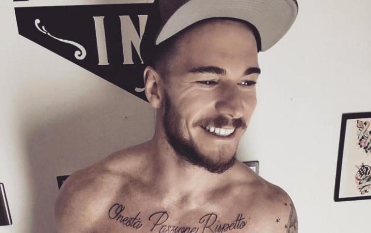 Tony Spina se borró el tatuaje que se hizo junto a Flavia Medina