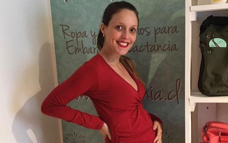 Maly Jorquiera luce su embarazo al desnudo