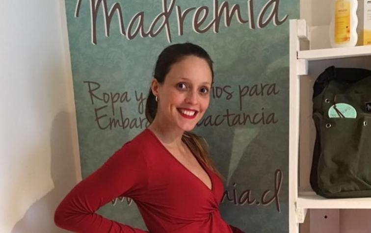 Maly Jorqueira muestra su guatita con 32 semanas de embarazo