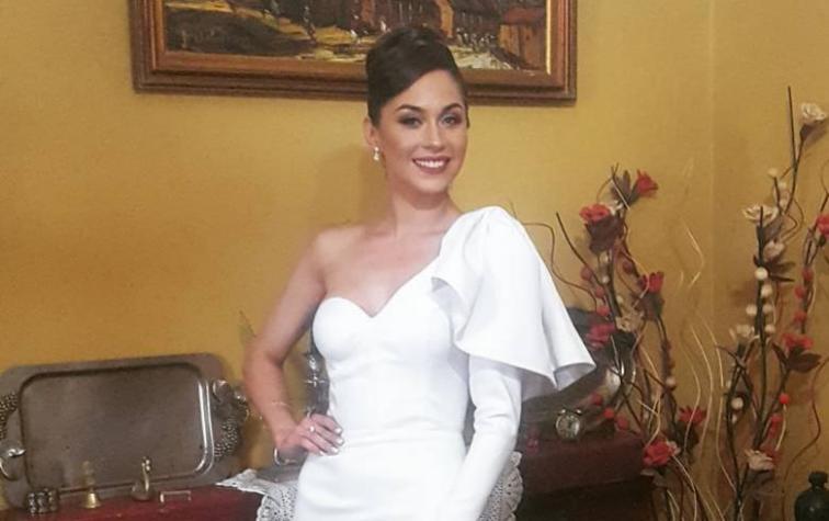 El impactante look de Ingrid Aceitón para el Copihue de Oro 2017