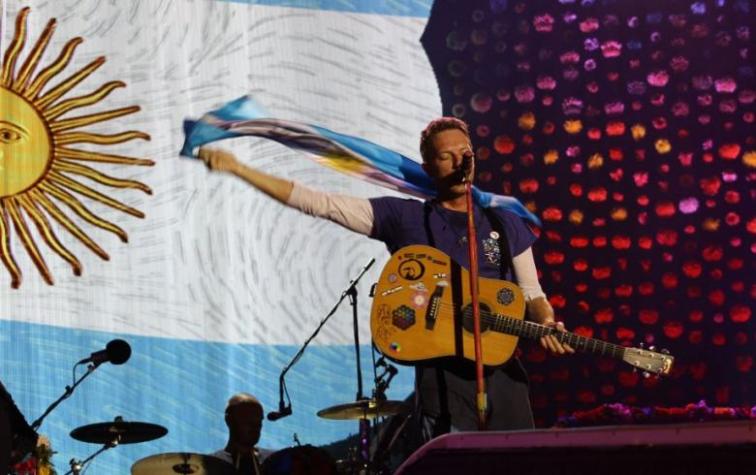 Coldplay tributó a Soda Stereo en concierto en Argentina