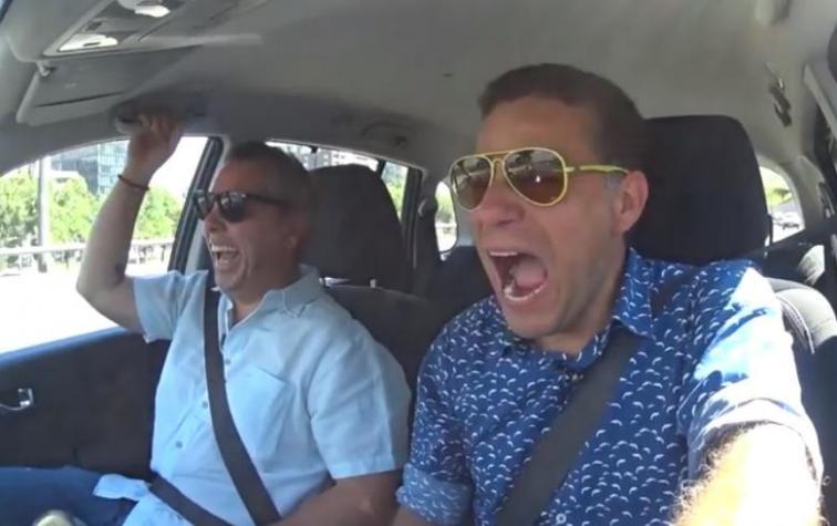El desopilante video de Pablo Zúñiga y José Miguel Viñuela arriba del “Papamóvil”