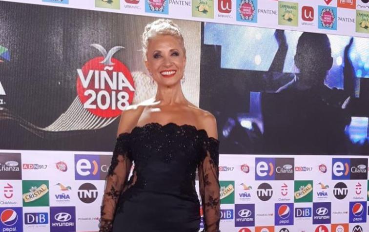 Loreto Valenzuela se lució en la Gala de Viña con transparencias y hombros descubiertos