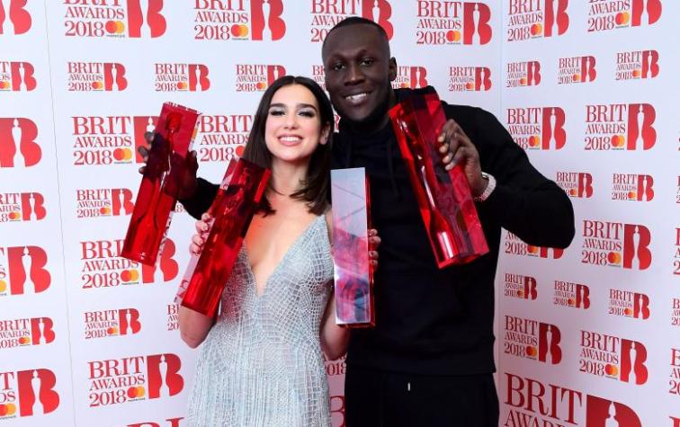 Dua Lipa y Stormzy fueron los grandes ganadores en los Brit Awards 2018
