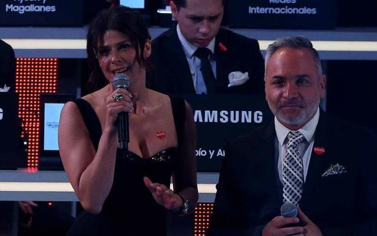 El elegante look de Tonka Tomicic en el inicio de la Teletón 2018