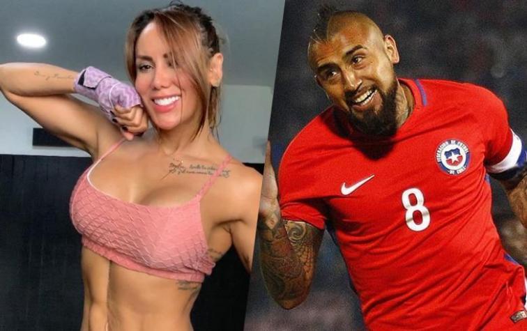Polola de Arturo Vidal tiene una hija igual a ella
