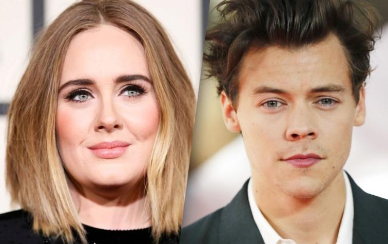 Adele y Harry Styles fueron vistos juntos en la playa