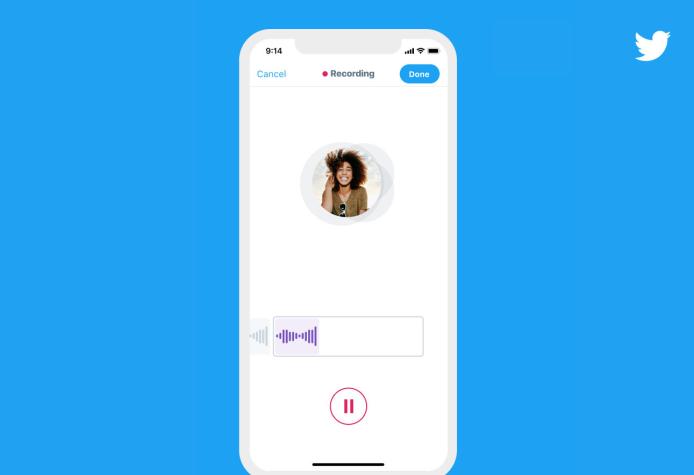 Twitter lanza actualización que permite mensajes de voz