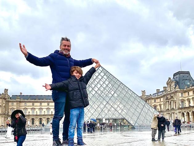 Cristián Sánchez muestra lo grande que está su hijo