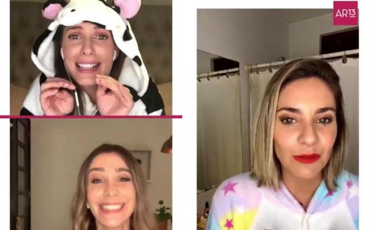 #PijamaPartyEnAR: Eugenia Lemos y Dani Urrizola hablaron de todo junto a Camila Stuardo