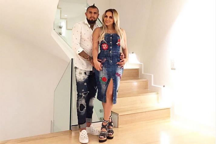 Marité Matus envía especial saludo del día del padre a Arturo Vidal 