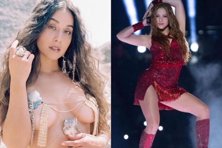 Denise Rosenthal cautiva imitando sensual baile de Shakira en el Super Bowl  
