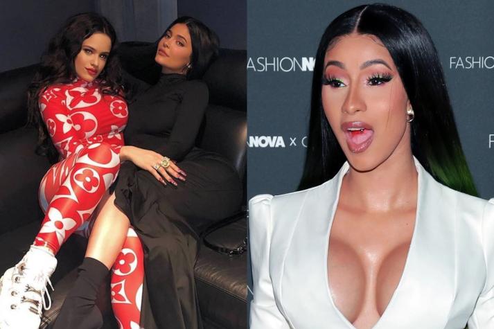 Kylie Jenner y Rosalía se roban las miradas en nuevo videoclip de Cardi B