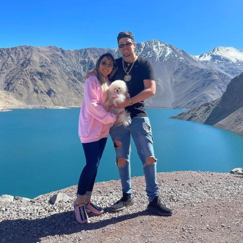 Nano Calderón muestra su nuevo "trabajo" con su polola