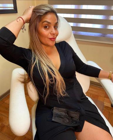 ¡Cambio total! Kathy Orellana se luce con el cabello morado